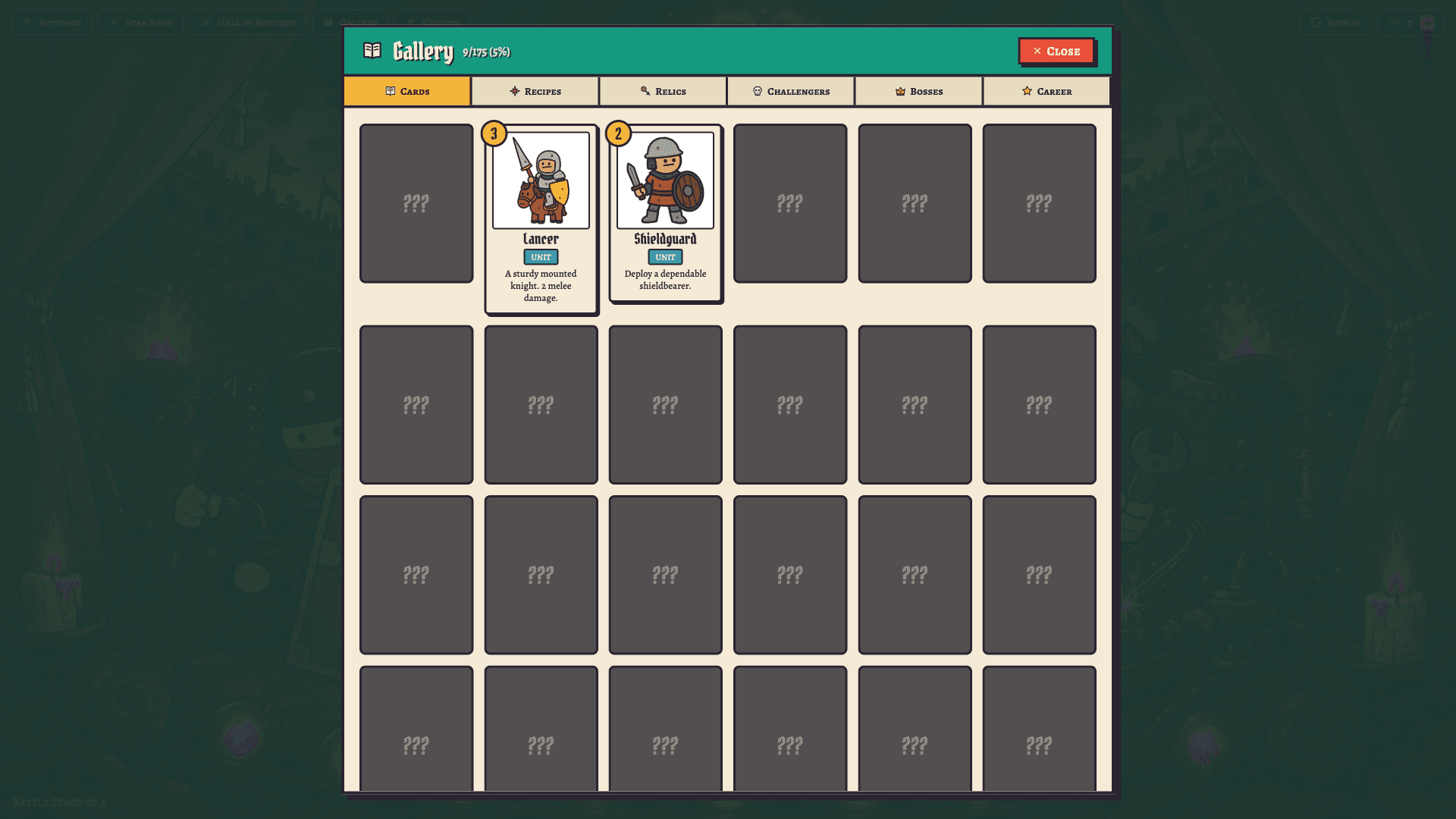 Battle Stage 인게임 스크린샷 — Gallery
