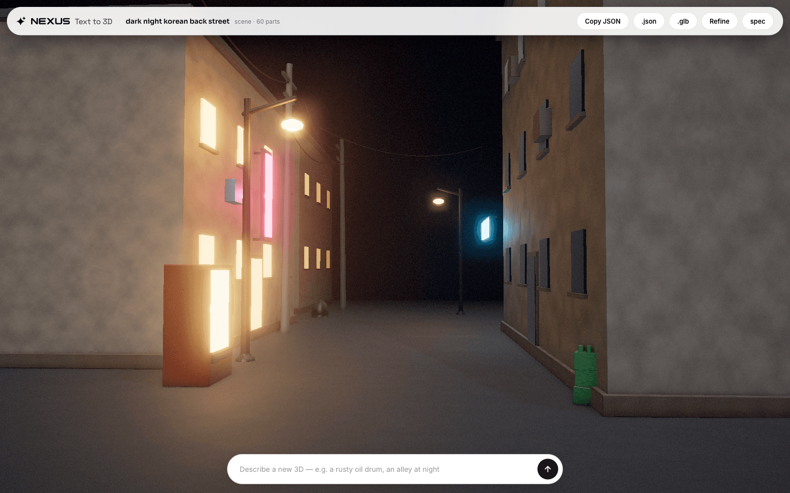 Text to 3D in action